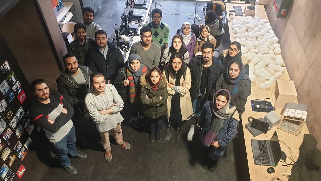 بازدید دانشجویان تکنولوژی معماری دانشگاه تهران از فب لب